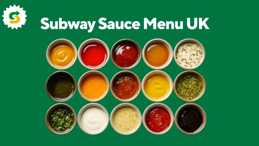 A selection of Subway sauces in cups